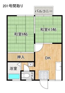 間取り(201号)